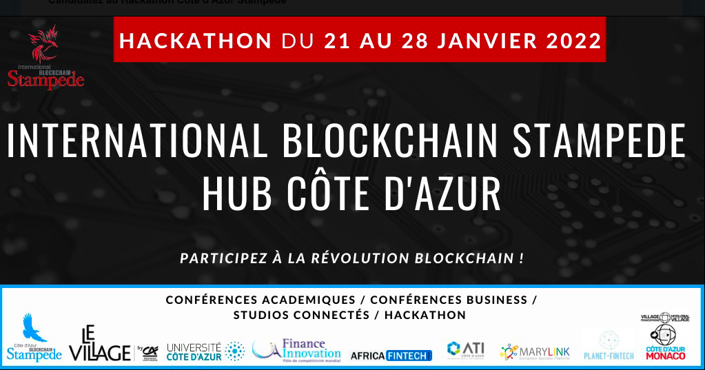 Hackathon Côte d’Azur Blockchain Stampede