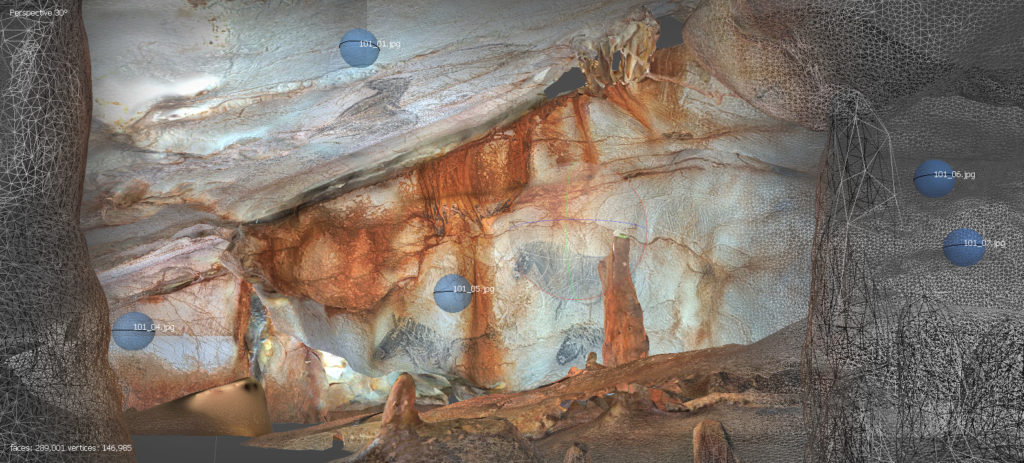Une reproduction 3D grotte Cosquer
