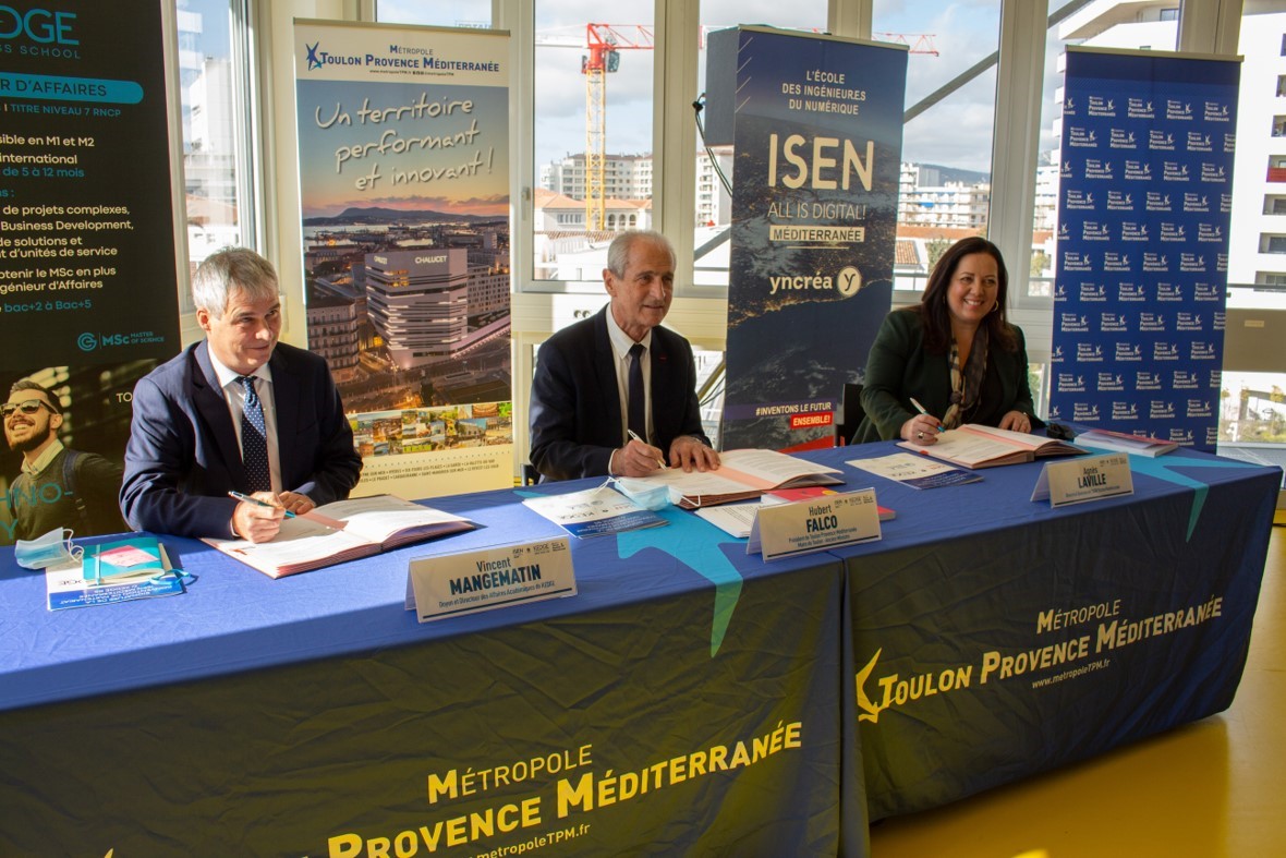 Signature Partenariat ISEN - Kedge 2