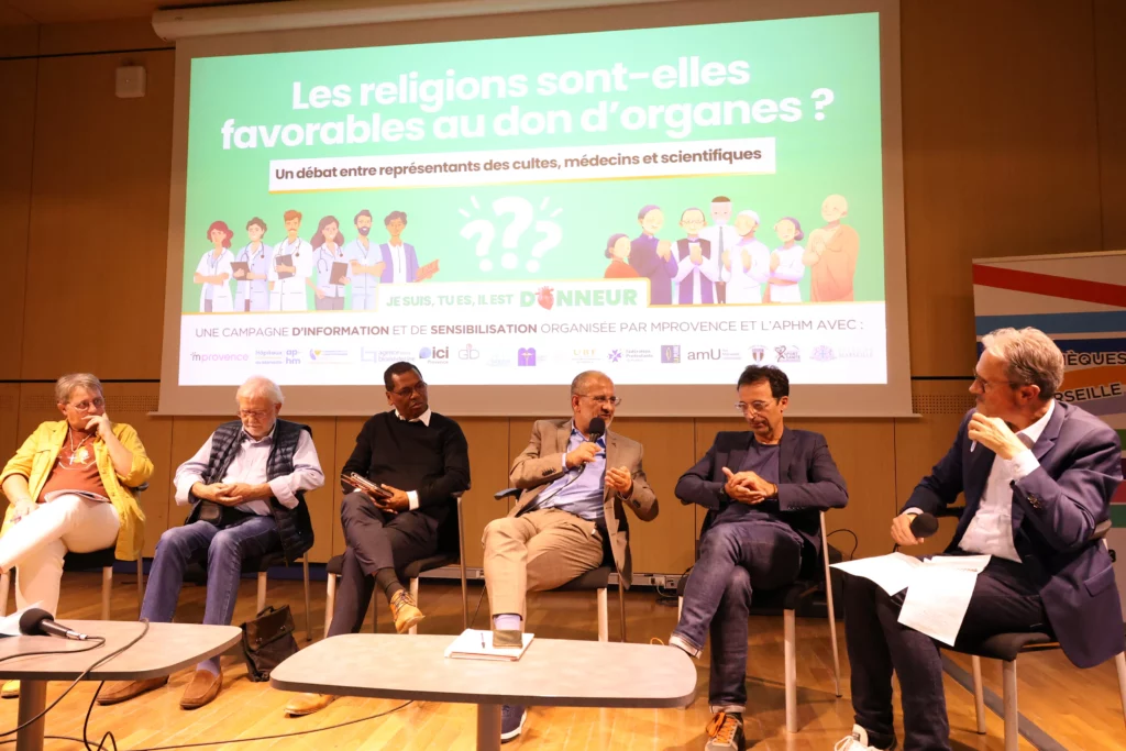 Table ronde interreligieuse sur le don d’organes à l’Alcazar (Marseille)