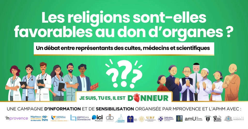 Conférence « Les religions sont-elles favorables au don d’organes ? » à l’Alcazar (Marseille)