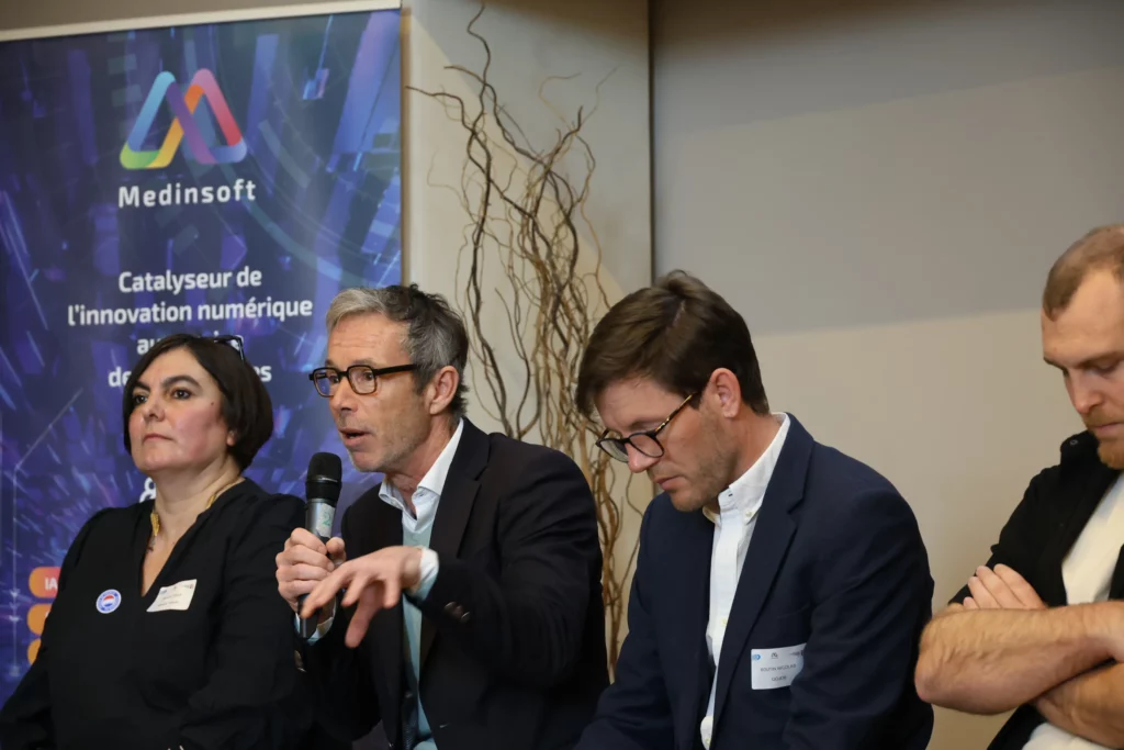 Anaïs Crouzet (France Travail), Thomas Houdaillé (La Plateforme), Aurélien Béguet et Nicolas Boutin (Good Job)