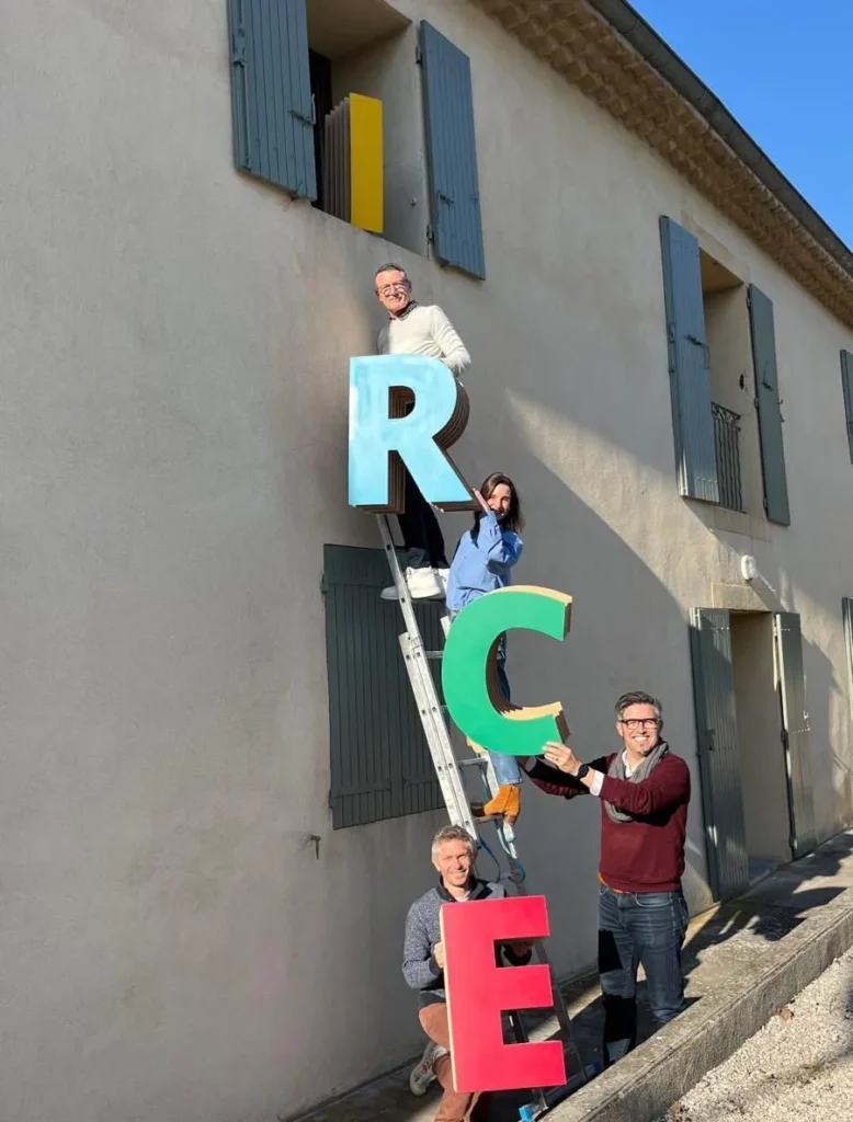 Christophe Sivelle, directeur général de l'IRCE, Karine des Rosiers, responsable des projets "management, financements, startups", Romain Taurines, responsable projets "reprise d'entreprises Alpes Sud", Christophe Tourneur, directeur des opérations,