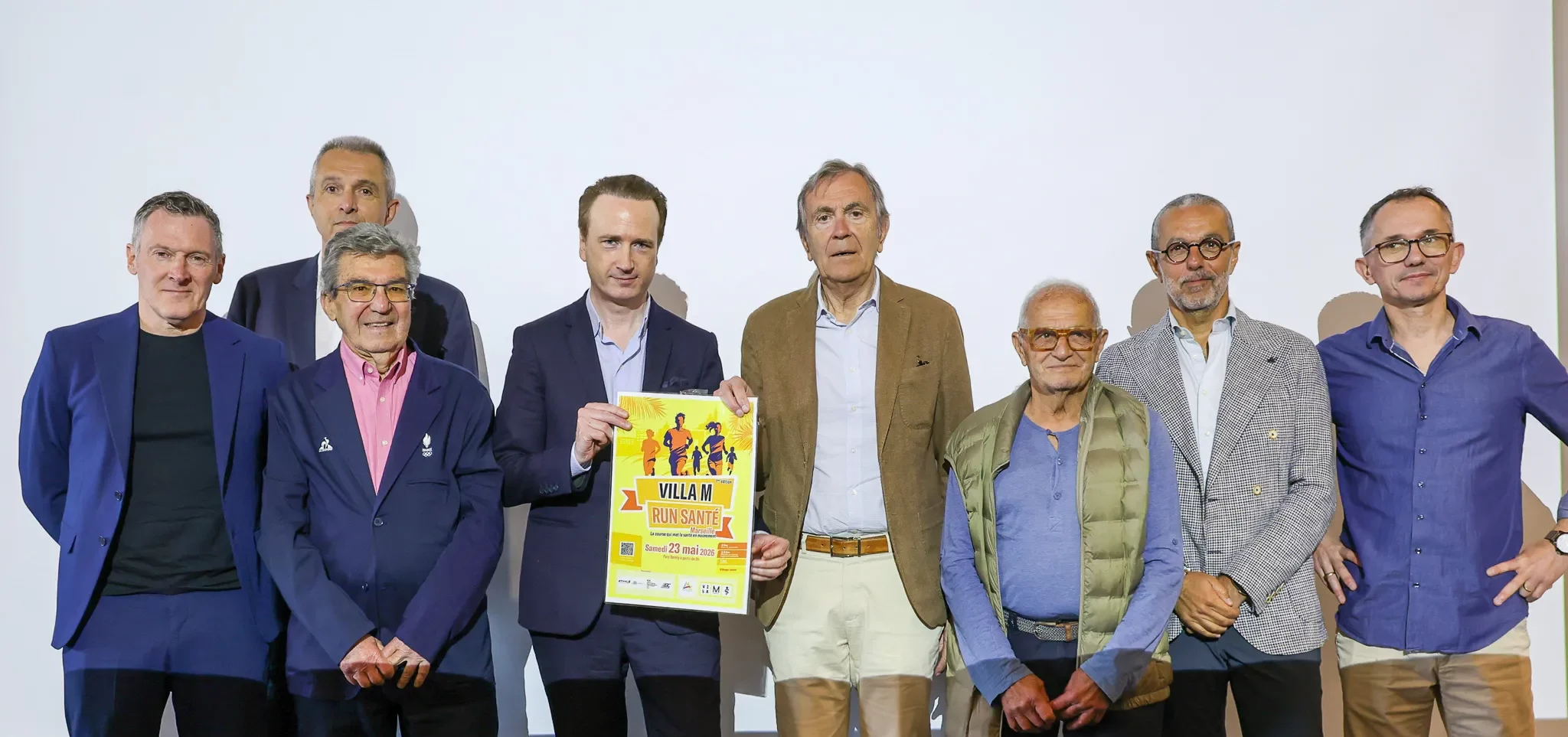 Les organisateurs et partenaires du Run Santé Villa M