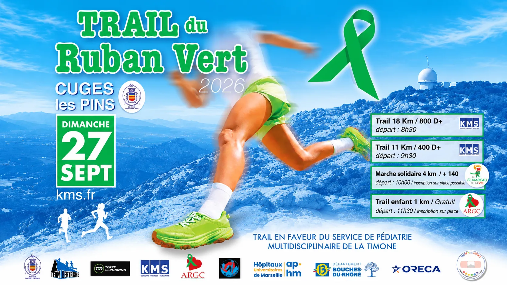 Le Trail du Ruban Vert revient dimanche 27 septembre à Cuges-les-Pins pour une nouvelle journée sportive et solidaire. Trails, marche et course pour les enfants : plusieurs parcours sont proposés pour permettre au plus grand nombre de soutenir le don d’organes.