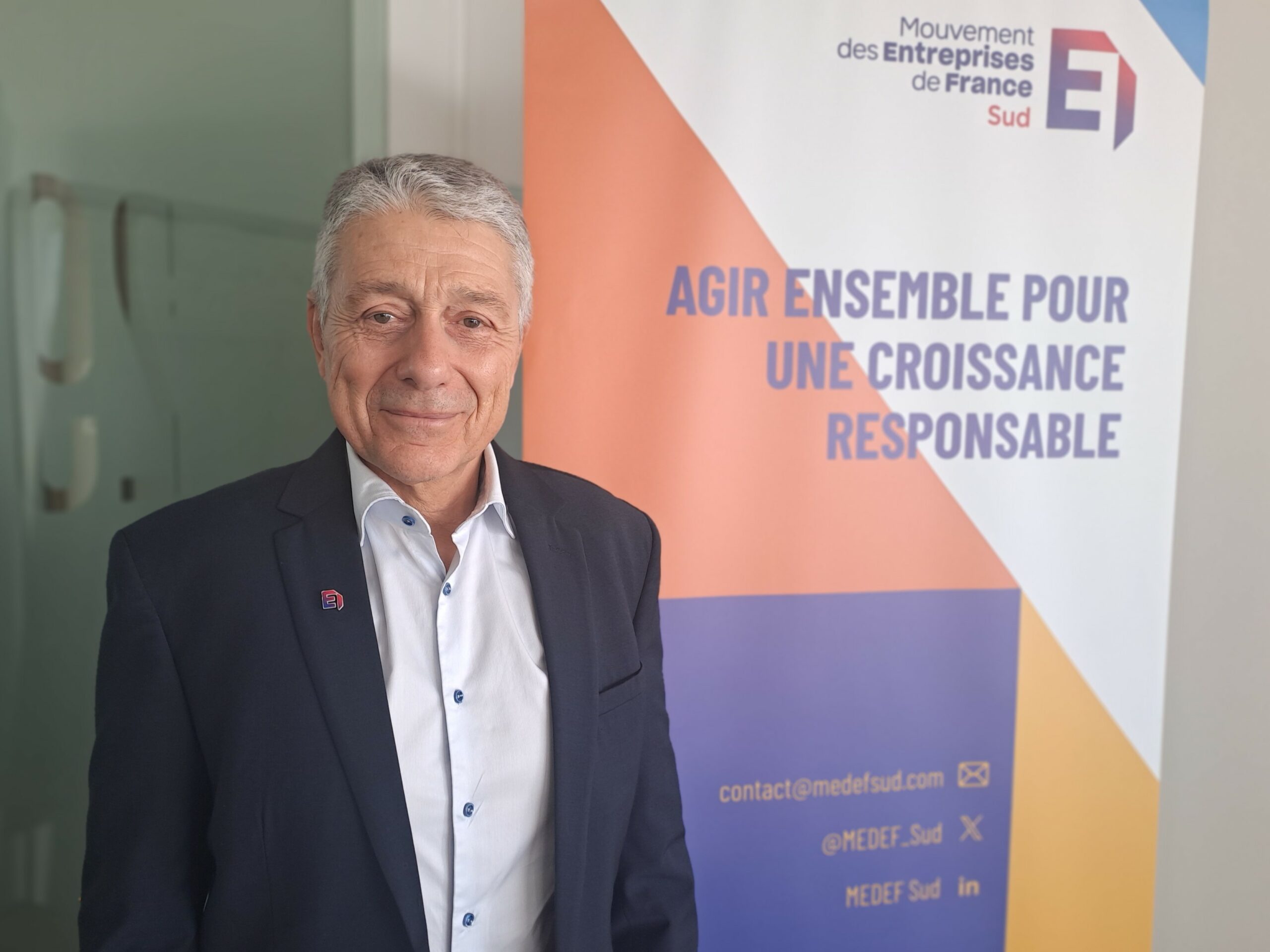 Stéphane Benhamou, président du MEDEF Sud. © Photo Jean-Christophe Barla.